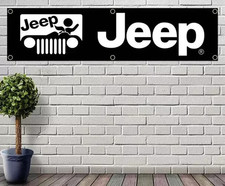 Jeep Logo Auto USA Racing Banner große 180 cm Fahne Flagge