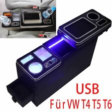 USB Mittelkonsole Staufach Storage Für VW T4/T5 T6 Multivan Console Opel Toyota