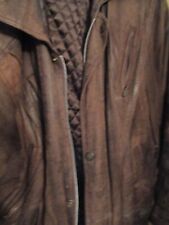 Herrenlederjacke brau XL mit vielen Taschen bitte AB gut lesen