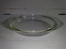 Simax Glas Auflaufteller klar, ofensicher, mikrowellengeeignet, rund,