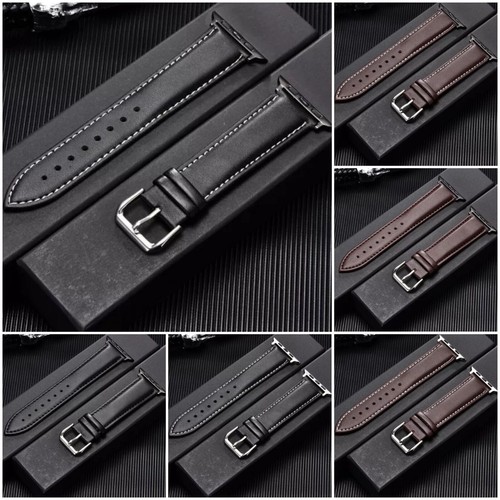 Leder armband für apple watch - armband,