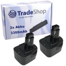 2x Akku 12V 3300mAh Ni-MH für DEWALT KC1262F KC1262FK KC12E HP122K HP431K-2