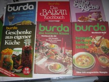 12 Bände burda Kochbücher   Balkan Schonkost Party Suppen Kuchen ...