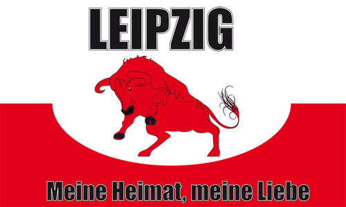 Fahne flagge leipzig - leipzig, meine