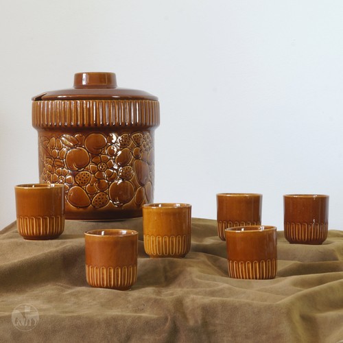Bowle set topf becher - 6,