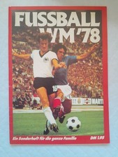 Fussball WM '78 Weltmeisterschaft 1978 Weltmeister 1974 Sonderheft