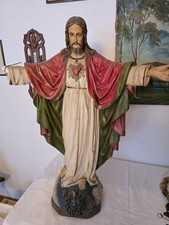 Jesusfigur Keramik H: 86cm