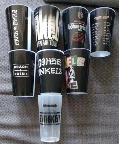 Böhse onkelz tour becher - 8x,