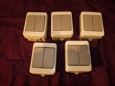 5x, 5 Stück Kopp Serienschalter Feuchtraum unbenutzt, wie neu