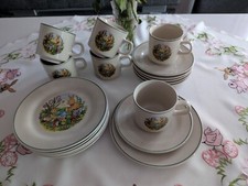 Hillery & Bros Porzellan Ostern Kaffeegeschirr für 6 Personen