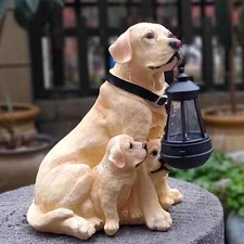 Labrador Retriever Welpen Solarlampe Welpe Solarlaterne Hunde Laterne Hund