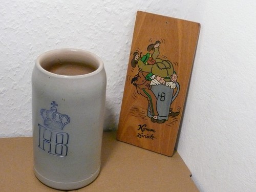 Alter bierkrug seidel l - seidel,