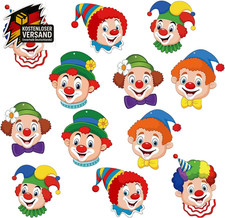 Clown Girlande Karneval 12