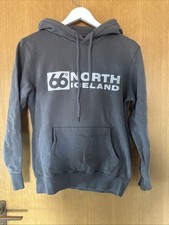 66 North Iceland Hoodie Damen grau, Grösse XS