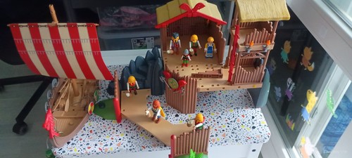 Playmobil 3150 3151 wikinger - playmobil,