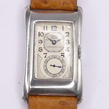 Rolex Prince Ärzteuhr -Doctorswatch - Art-Deco-Design im Silber-Gehäuse 1930er J