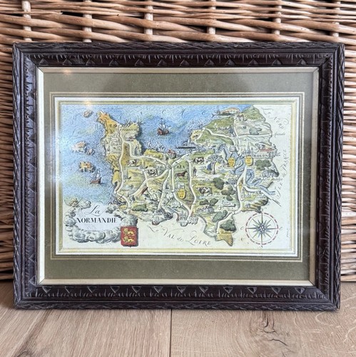 Vintage gerahmte bildkarte - vintage, der
