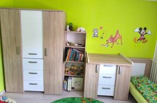 Kinderzimmer Komplett Set Babybett Wickelkommode