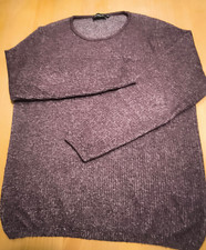 MEY & EDLICH Pullover Gr. 50 voilett meliert Achselweite:  62cm mit Alpaka