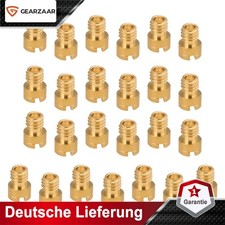 25 Stück 6MM Hauptdüsen M6 Passend für Dellorto & Mikuni Vergaser Düsensatz