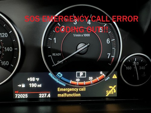 Bmw sos error repair - g,