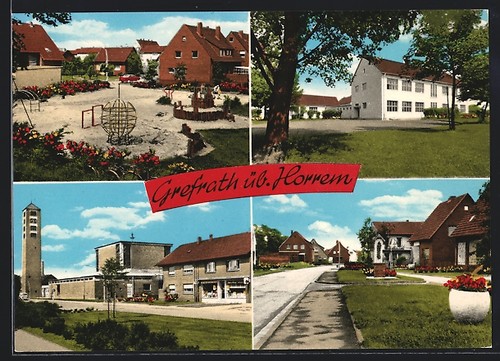 Ansichtskarte grefrath - ansichtskarte,