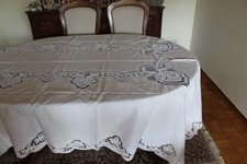 *Traumhafte, Tischdecke,Handarbeit,weiß,Gr.2,50 m x 1,60m,100 % Baumwolle,TOP*