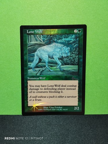 Foil lone wolf - lone, /