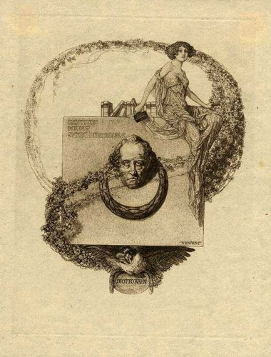 Exlibris bayros otto - otto, kahn