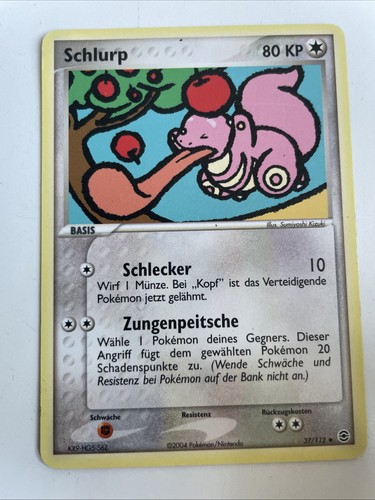 Schlurp 112 pokemon karte - pokemon,