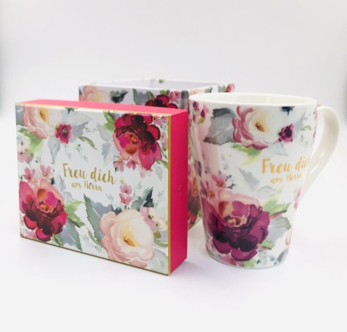 Tasse pfingstrosen freu - tasse,