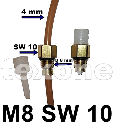 Anschlußstück - 2x, m8