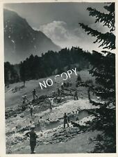 Foto XL WK II Mittenwald Buckelwiesen, Arbeitsdienstlager 1500m Höhe E1.10