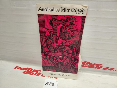 Speisekarte auerbachs keller - auerbachs,
