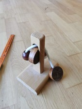 Knobelspiel Holz, Natur, Strick, Spielzeug, Kniffel, Geduldsspiel