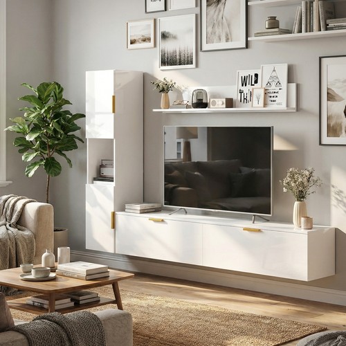 Wohnwand wohnzimmer mit - wohnwand,