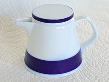 Melitta Oslo 2303 Kaffeekanne, Kanne, Band Blau, Lieselotte Kantner 1964-72