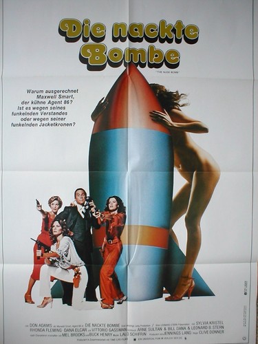 Die nackte bombe filmplakat - die,