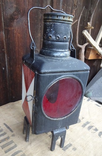 Alte bahnlampe - alte,