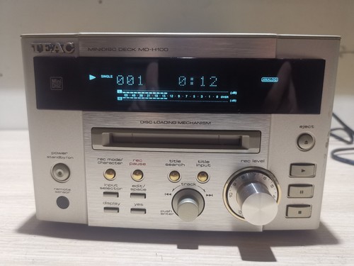 Teac h100 minidisc - teac, minidisc-recorder