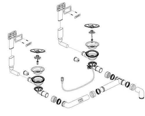 Blanco 234460 ablaufgarnitur - blanco,