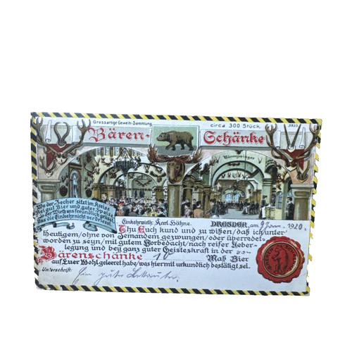 Ansichtskarte postkarte - ansichtskarte,