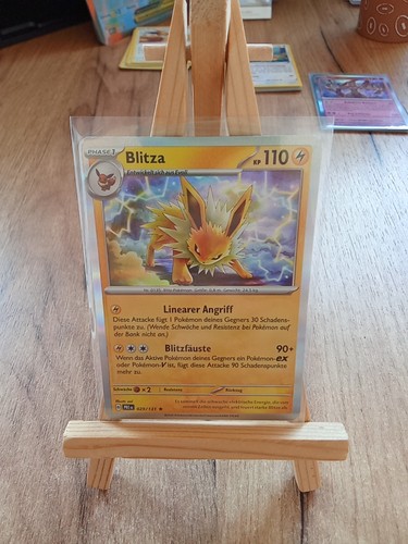 Pokemon holo karte - holo, blitza