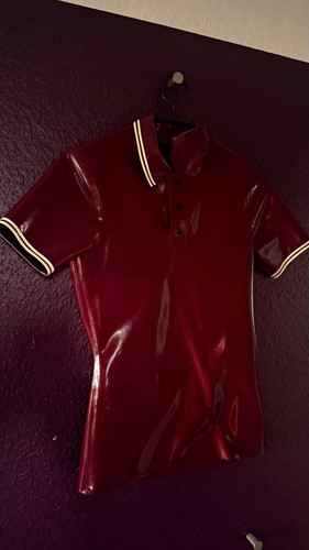 Rubaddiction latex polo - rubaddiction, polo-shirt