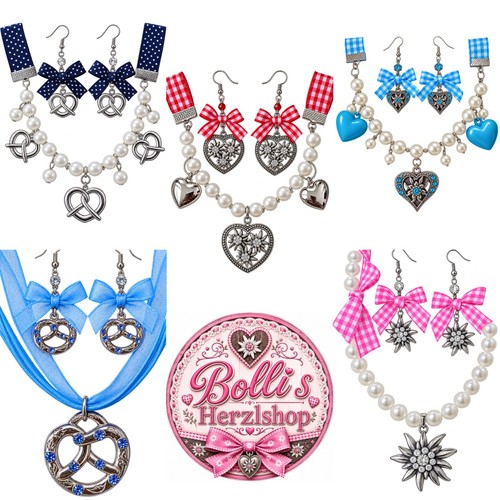 Dirndlschmuck set oktoberfest - dirndlschmuck-set,