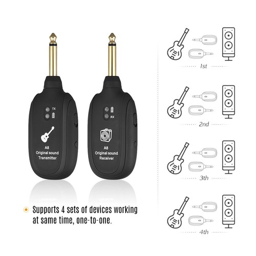 Uhf funk gitarrensender - a8,