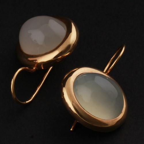 Ole lynggaard gold ohrringe - gold, /