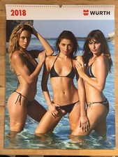 2018 WÜRTH  Erotikkalender Erotik Hannah Ferguson, Daniela Lopez und Alyssa Mill