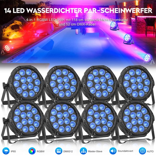 Wasserdicht ip65 led - 8x, par