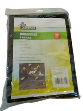 Mr Gardener Unkrautvlies schwarz UV-beständig 5m x 1.5m Schutzvlies zuschneidbar